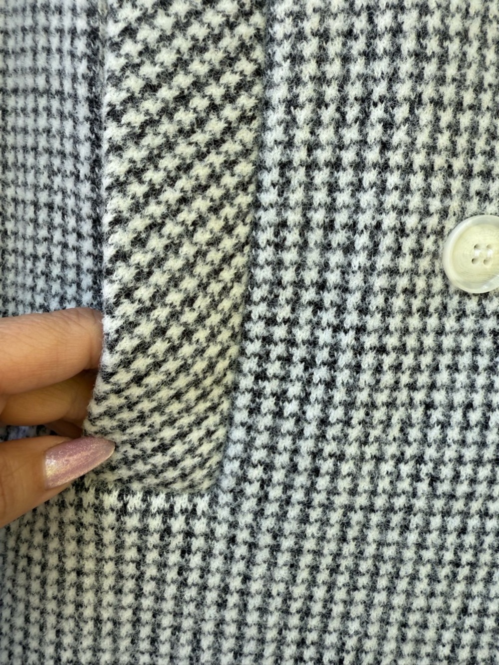 Amina Rubinacci houndstooth double-breasted jacket made in Italy - Picture 6 of 16
